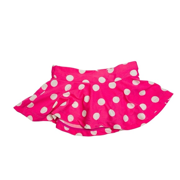 Hanna Andersson Girls Pink Polka Dot Two-Piece Swimsuit Set Size 90 2T-3T - Picture 2 of 7